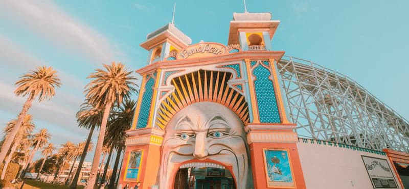 Luna Park Melbourne Victoria banner s