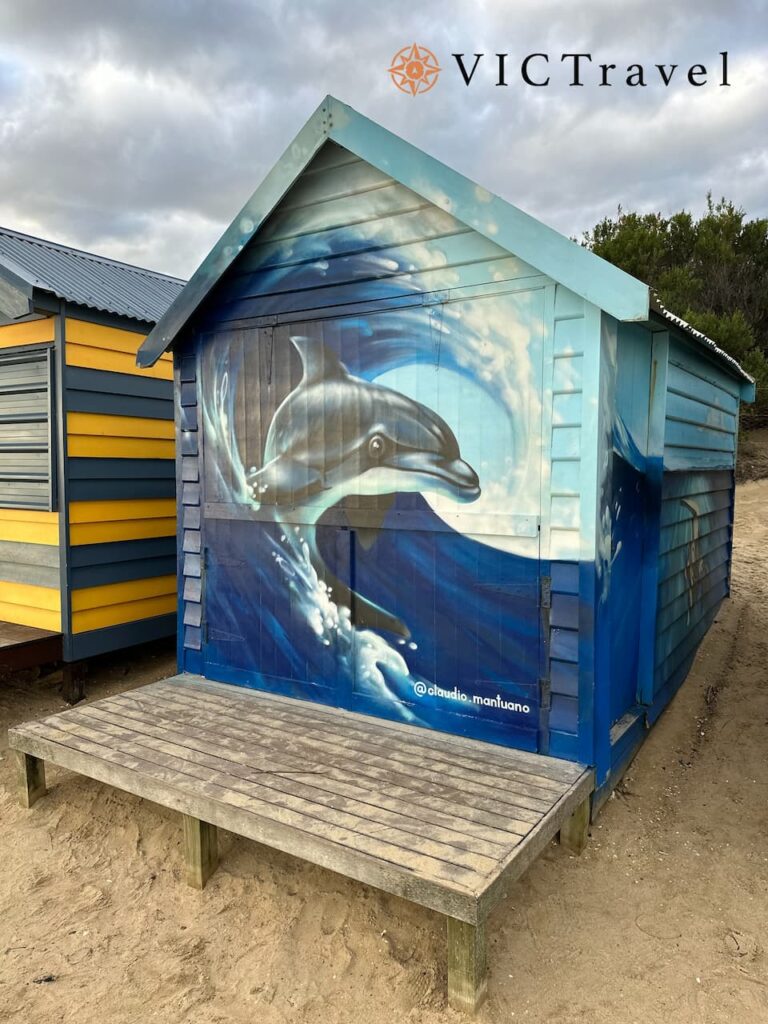 Brighton Beach Boxes Dolphin Bathing Box